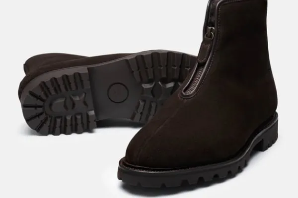 MORJAS Boots>The Alpine Boot BrownSuede