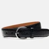 MORJAS Belts>The Belt BlackEmbossed