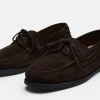 MORJAS Boat Shoes>The Boat Shoe BrownSuede