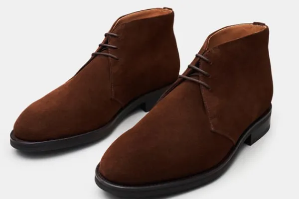 MORJAS Boots>The Chukka Boot MediumBrownSuede