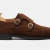 MORJAS Monk Straps>The Double Monkstrap MediumBrownSuede