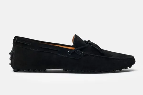 MORJAS Driving Shoes>The Driving Shoe BlackSuede