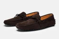 MORJAS Driving Shoes>The Driving Shoe BrownSuede