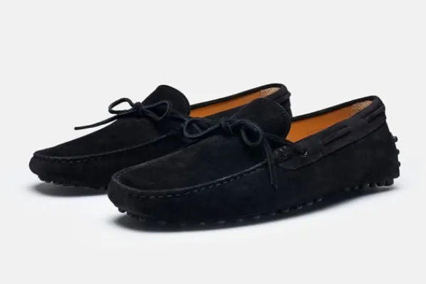 MORJAS Driving Shoes>The Driving Shoe BlackSuede