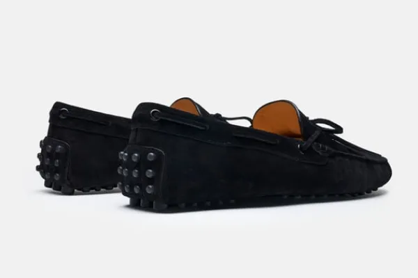 MORJAS Driving Shoes>The Driving Shoe BlackSuede