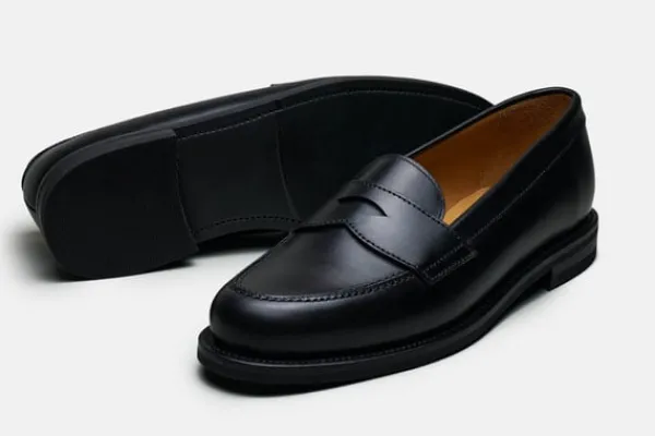 MORJAS Loafers>The Ivy Loafer BlackCalf