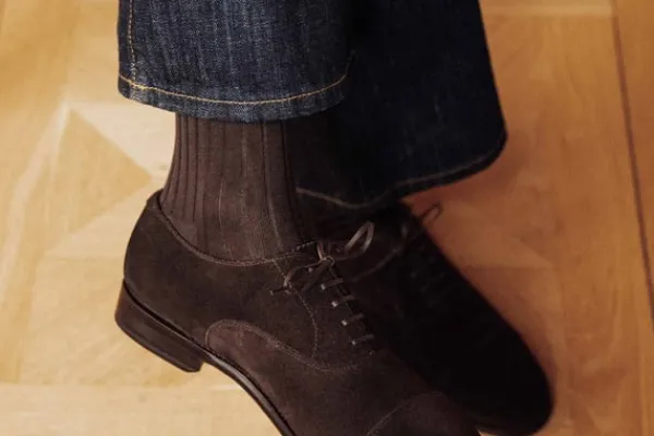 MORJAS Oxfords>The Oxford BrownSuede