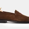MORJAS Loafers>The Penny Loafer MediumBrownSuede