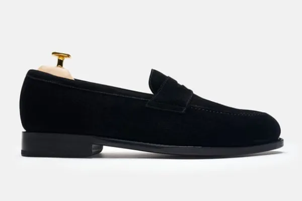 MORJAS Loafers>The Penny Loafer BlackSuede