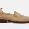 MORJAS Loafers>The Penny Loafer SandSuede