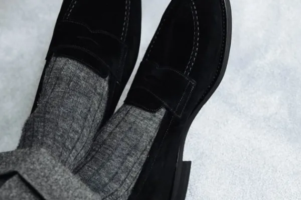 MORJAS Loafers>The Penny Loafer BlackSuede