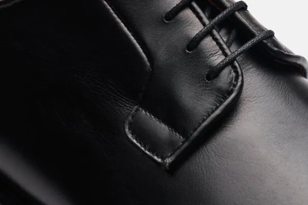 MORJAS Derbies>The Plain Toe Blucher BlackCalf