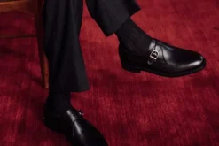 MORJAS Monk Straps>The Single Monkstrap BlackCalf
