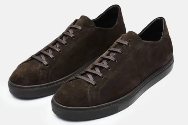 MORJAS Sneakers>The Sneaker 02 AllDarkBrownSuede