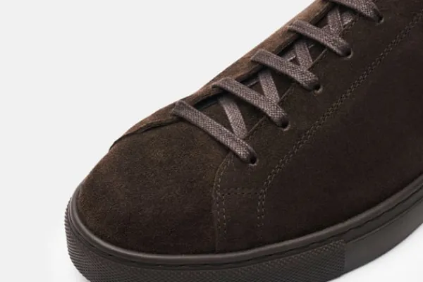 MORJAS Sneakers>The Sneaker 02 AllDarkBrownSuede