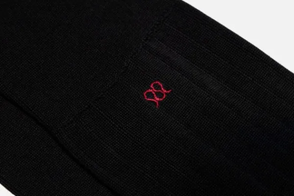 MORJAS Socks>The Sock BlackRibbed