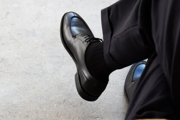 MORJAS Derbies>The Split Toe Derby BlackCalf