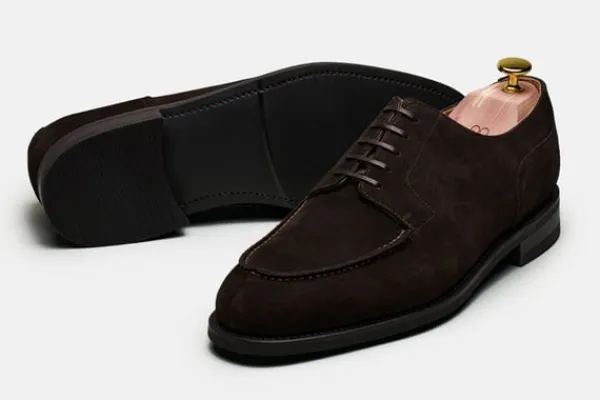 MORJAS Derbies>The Split Toe Derby BrownSuede